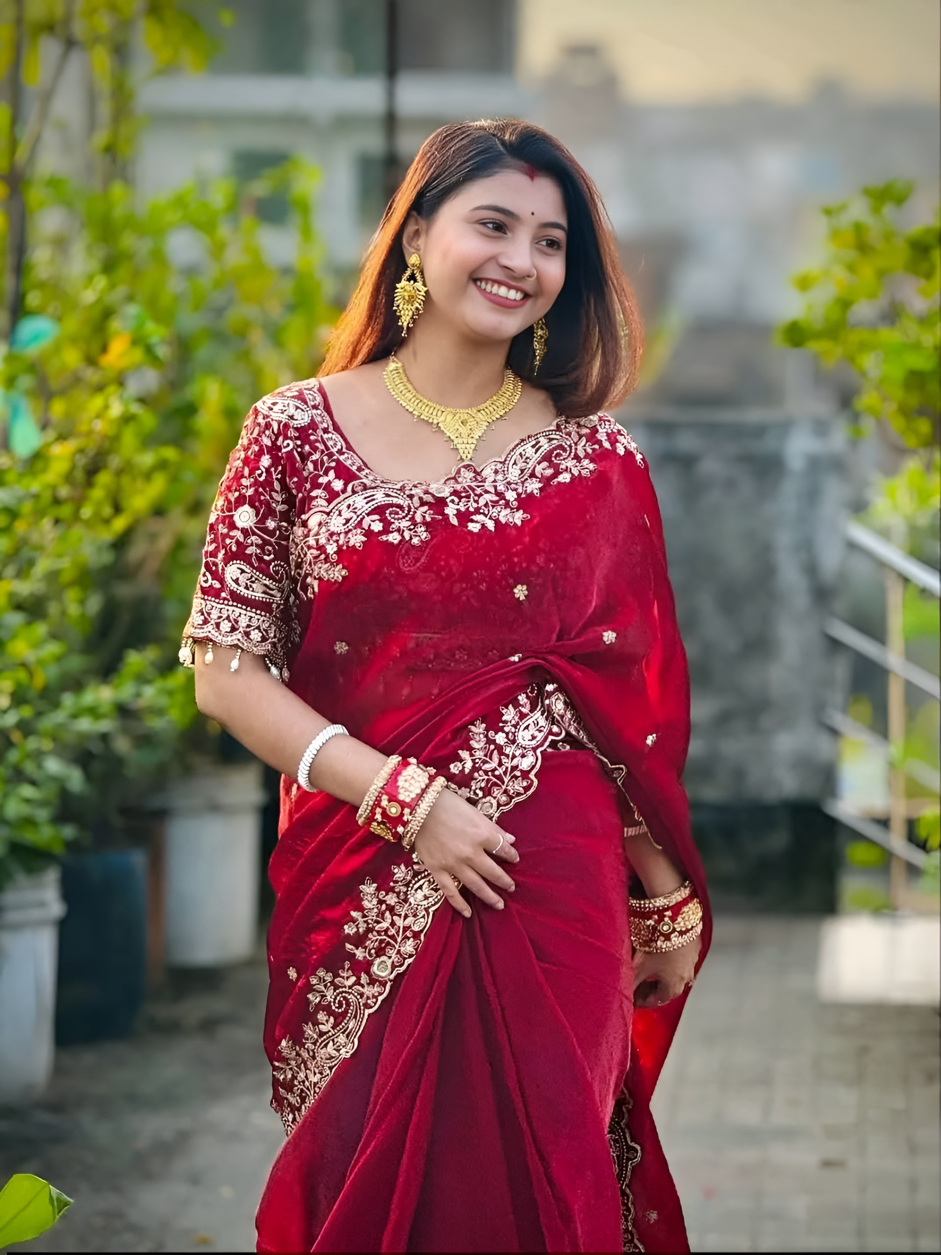 S2 প্রিমিয়াম জিম্মি চু শাড়ি - Image 1