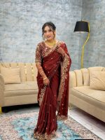 প্রিমিয়াম জিম্মি চু শাড়ি - Image 6