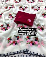 Embroidered Georgette Saree - Image 6